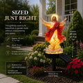 Solar-Powered Illuminated Jesus Garden Statue
